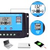 10A Solar Charge Controller,Solar Panel Controller 20Amp Dual USB 12V/24V