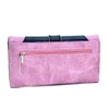 Way2Culture Western Rhinestone Bling Buckle Accent Wallet - Pink