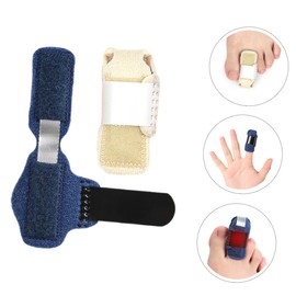 minkissy Comfortable Toe Splint Kit Toe Accessory Toe Wrap Fractured Toe Strap for Toe or Finger Toe Splint Fixing Band for Sprains