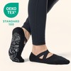 COOLMATE Barre Elastic Strap Yoga Socks for Women Non Slip