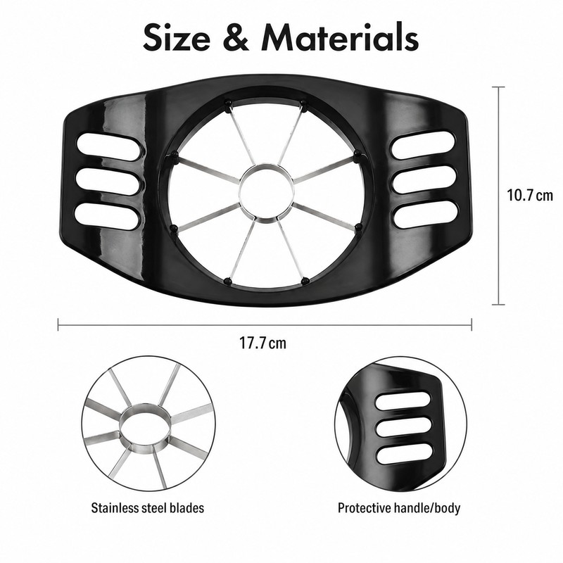 Apple Slicer & Corer for Fast Fruit Prep – Stainless