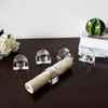 Marvala Crystal Napkin Rings, Elegant Dining Table Holders for Formal