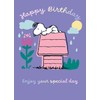 PEANUTS SNOOPY BIRTHDAY CARD 'ENJOY YOUR SPECIAL DAY'