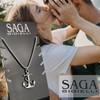 SAGA GIOIELLI® Men's Stainless Steel Anchor Chain, Alloy Steel