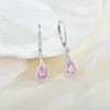 FATACI Women 925 Sterling Silver Teardrop Dangle Drop Leverback Earrings