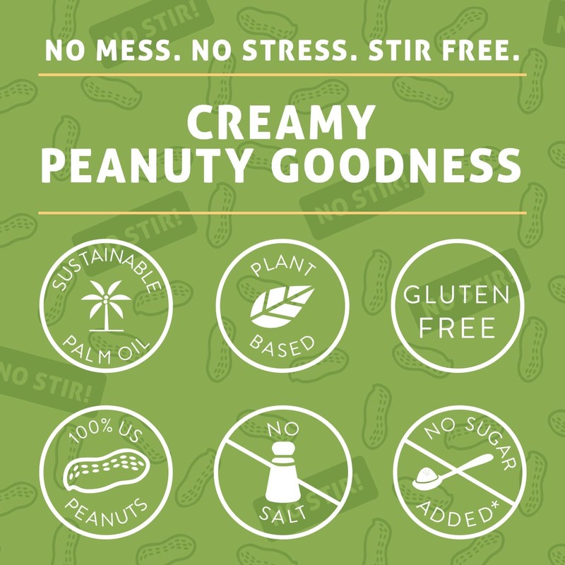 Crazy Richard's Creamy No Stir Peanut Butter with No Added