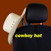 HatRider Cowboy Hat Rack & Sports Cap Headrest Hook