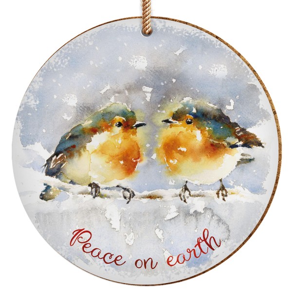 Christmas Decorations, Robins - can be used as a large