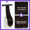 Winsky Coleta De Cabello Humano De 35,5 Cm, 80 G,