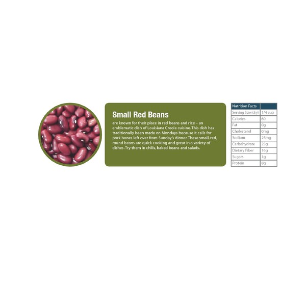 Dried Small Red Beans - 25 lb. Bag