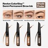 Revlon ColorStay 5-in-1 Semi-Permanent Brow Ink with Spoolie Brush, Waterproof,