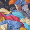 ALL RAGS R401 Reclaimed Wiping Cloth, 14 in Length x 14 in Width, Cotton Blend Reclaimed Wiping Cloth