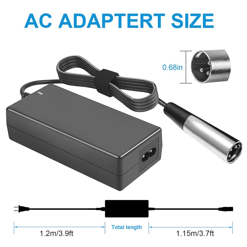 24V 2A Adapter Charger for Schwinn S300, S350, S500