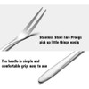 30 Pack Appetizer Dessert Forks, Stainless Steel Mini Salad Fruit