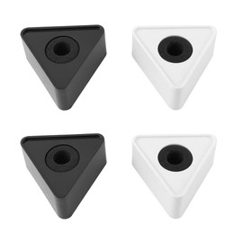 BESPORTBLE 4 Pieces Triangular Microphone Logo Flag for Stages Wireless Karaoke Microphone Microphone Cube