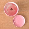 Flower Pot Saucer Set, Pink Marble, Stylish, Pottery, Mino Ware