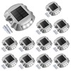 VOLISUN Solar Deck Lights Driveway Dock Lights, 12-Pack Led IP67