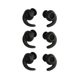 kwmobile 6 Ohrhalter kompatibel mit JBL Reflect BT - Ohrbügel Ohrhaken aus Silikon Schwarz