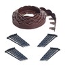 EasyFlex Scallop No-Dig Edging with Extra Anchoring Spikes - 40'