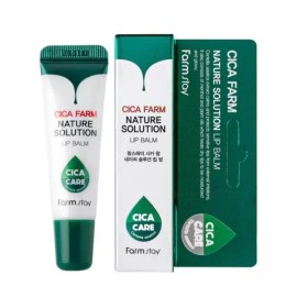 Haedang-eobum 촉촉한 입술 /시카 팜 네이처 솔루션 립 밤 10g Moisturizing Lips / Cica Palm Nature Solution Lip Balm 10g