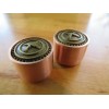 Unbranded Copper Cross rifles volume/tone guitar knobs