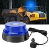 I LITTON Blue LED Beacon Strobe Light, 16 Modes, 48