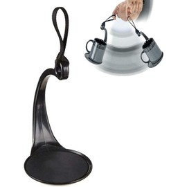 Cup Holder, Black, Cup Holder, Anti Spill Cup Holder, Cup Holder, Tea Cup Holder, Drink Holder, Cup Holder for Hot and Cold Drinks