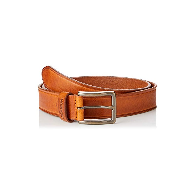 Wrangler Men's Edge Line Belt, Cognac