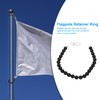 PATIKIL Flagpole Retainer Ring Flag Pole Accessories, Flag Beaded Mount