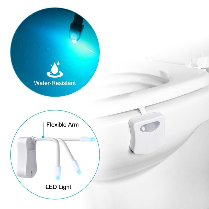 Toilet Night Light Motion Activated 8 Color Changing,Seat Light 2