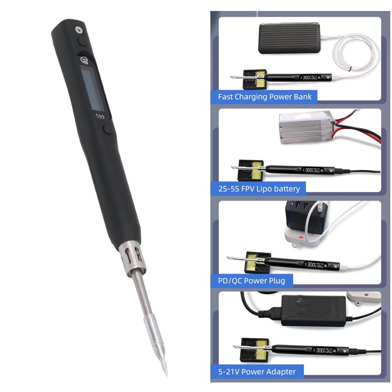 Portable Soldering Iron Antistatic Soldering Kit for C245 Tip Support
