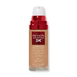 Revlon Age Defying 3X Foundation  -  # 50 Honey Beige - New SEALED EXPIRED