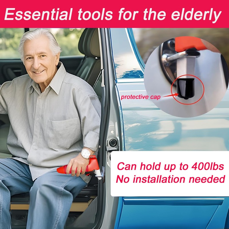 2PACK Car Door Handle for Elderly Multifunctional Car Handle Assist