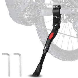 Bike Kickstand,Aluminium Alloy Kickstand for Kids Bike,Adjustable Center Bicycle Kickstand for Road Bicycle, Kickstand for Adult Bike,Mountain Bike Stand for 24" 26" 27.5" 29" 700C Bicycle Wheel