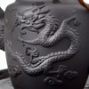 Clay Teapot Chinese Dragon Ceramic Tea Pot 20oz with Stainless