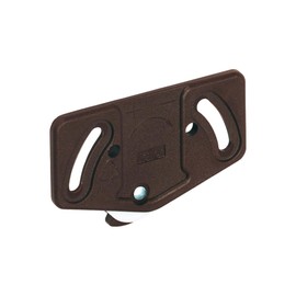 Gedotec Slide Line 55 Sliding Door Trolley Cabinet Track for Sliding Door System Wheels for Lower Rail 15 kg Plastic Brown 1 Piece Drive for Furniture Sliding Doors