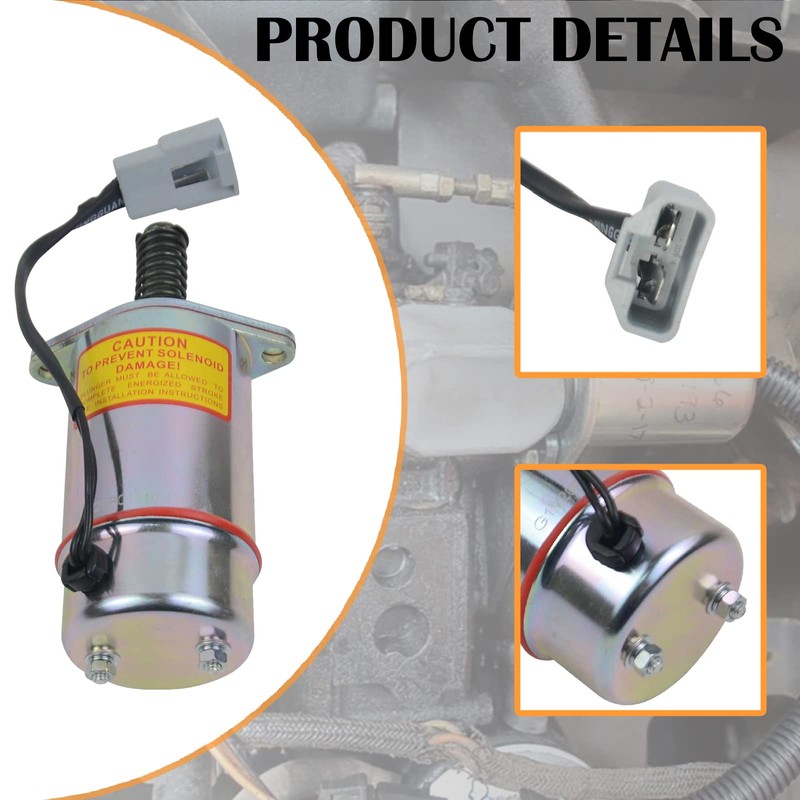 Bicos 8923206 Heavy Duty Stop Solenoid Fits for Trombetta 12V