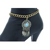 TrendyFashionJewelry TFJ Women Western Boot Chain Metal Bracelet Anklet High