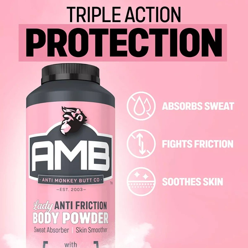 Anti Monkey Butt Lady's Body Powder Con Calamina Evita Rozad