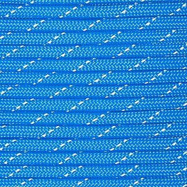 Reflective 550lb Paracord – 7 Strand Type III Nylon Parachute Cord for Hiking, Camping, and Fishing