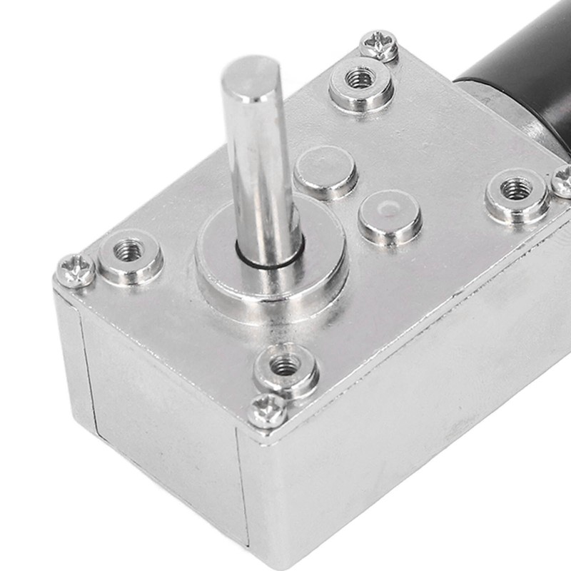 DC Geared Motor Small 18W Large Torsion Reversible Turbine Worm