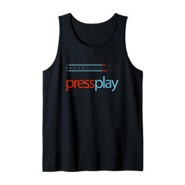 Press Play Tape Deck Level Hi-Fi Vintage Stereo Tank Top