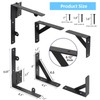 WEKIS Gate Corner Brace Brackets Heavy Duty Anti Sag Gate