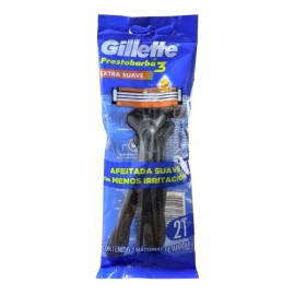 Gillete Prestobarba Extra Suave Cont Máquinas Afeitar