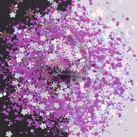 10 Grams/Pack - Christmas Holiday Mixes Series Glitter - Festival Rave Beauty Makeup Face Body Nail Art Tumbler Decoration XM12