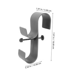 BESPORTBLE 2pcs Pool Hooks for Organizing Equipment Heavy Duty Plastic Hangers for Towels Skimmers Accessories Durable Material for Outdoor Use