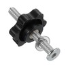 sourcing map 4 Sets Star Knob Kit, M5 Metric Thread