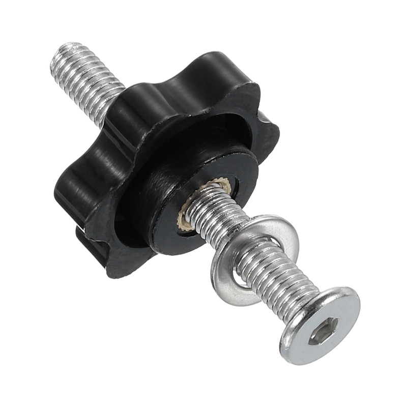 sourcing map 4 Sets Star Knob Kit, M5 Metric Thread