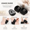 Silicone Heel Cups for Walking Comfort – U-Shaped Foot Support
