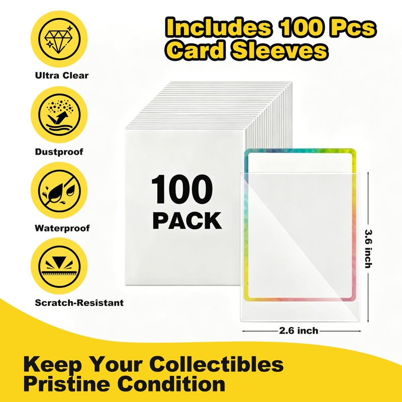 GGV 5-Slot Acrylic Booster Pack Dispenser, Black Base 200 Pack